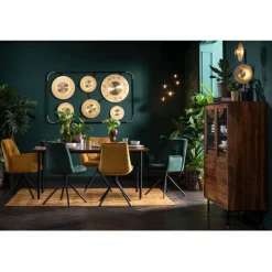 KARE Design Chaise pivotante a. acc. Mila.jaune> Meubles
