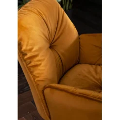 KARE Design Chaise pivotante a. acc. Mila.jaune><noscript><img width=