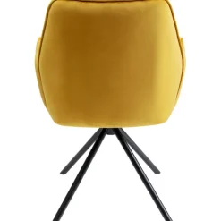 KARE Design Chaise pivotante a. acc. Mila.jaune><noscript><img width=
