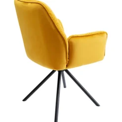 KARE Design Chaise pivotante a. acc. Mila.jaune><noscript><img width=