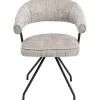 KARE Design Chaise pivotante Arabella argent> Meubles