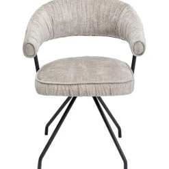 KARE Design Chaise pivotante Arabella argent> Meubles