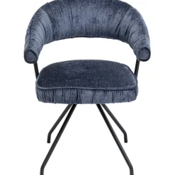 KARE Design Chaise pivotante Arabella bleu> Meubles