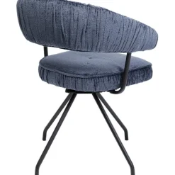 KARE Design Chaise pivotante Arabella bleu><noscript><img width=