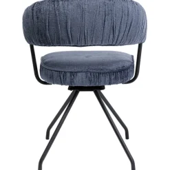 KARE Design Chaise pivotante Arabella bleu><noscript><img width=