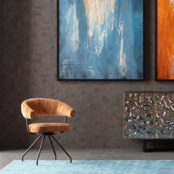 KARE Design Chaise pivotante Arabella Orange> Meubles
