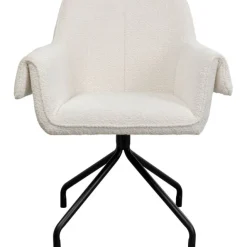 KARE Design Chaise pivotante Bess crème> Meubles