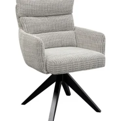 KARE Design Chaise pivotante Bosse noir> Meubles