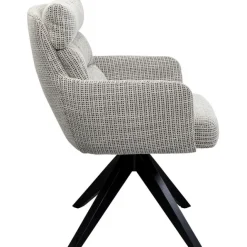 KARE Design Chaise pivotante Bosse noir><noscript><img width=