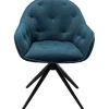 KARE Design Chaise pivotante Carlito Mesh vert pétrole> Meubles
