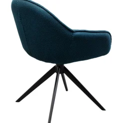 KARE Design Chaise pivotante Carlito Mesh vert pétrole><noscript><img width=