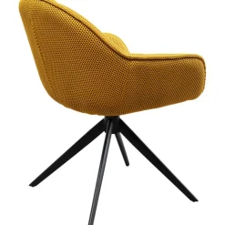 KARE Design Chaise pivotante Carlito Mesh jaune><noscript><img width=