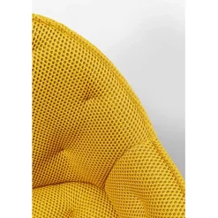 KARE Design Chaise pivotante Carlito Mesh jaune><noscript><img width=