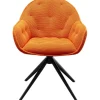 KARE Design Chaise pivotante Carlito Mesh orange> Meubles