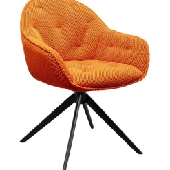 KARE Design Chaise pivotante Carlito Mesh orange> Meubles