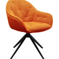 KARE Design Chaise pivotante Carlito Mesh orange><noscript><img width=