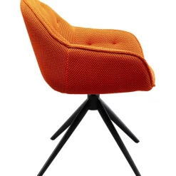 KARE Design Chaise pivotante Carlito Mesh orange><noscript><img width=