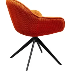 KARE Design Chaise pivotante Carlito Mesh orange><noscript><img width=