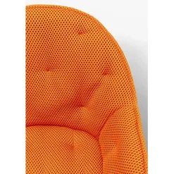 KARE Design Chaise pivotante Carlito Mesh orange><noscript><img width=