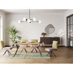 KARE Design Chaise pivotante Chelsea vert><noscript><img width=