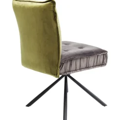 KARE Design Chaise pivotante Chelsea vert><noscript><img width=
