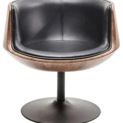 KARE Design Chaise pivotante Club noyer> Meubles