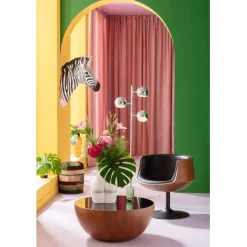 KARE Design Chaise pivotante Club noyer> Meubles