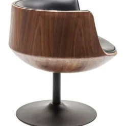 KARE Design Chaise pivotante Club noyer><noscript><img width=