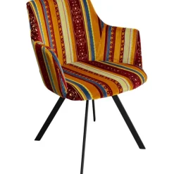 KARE Design Chaise pivotante Lady Loco Coco Very British> Meubles