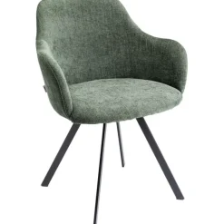 KARE Design Chaise pivotante Lady Loco Coco vert> Meubles
