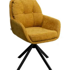 KARE Design Chaise pivotante Molly jaune> Meubles
