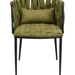 KARE Design Chaise Saluti vert foncé> Meubles
