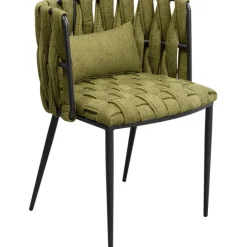 KARE Design Chaise Saluti vert foncé> Meubles