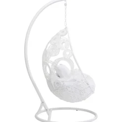 KARE Design Chaise suspendue Ibiza blanc><noscript><img width=