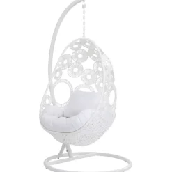 KARE Design Chaise suspendue Ibiza blanc><noscript><img width=