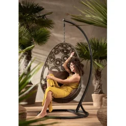 KARE Design Chaise suspendue Ibiza marron> Meubles