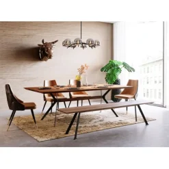 KARE Design Chaise Urban Desire marron><noscript><img width=