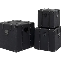 KARE Design Coffre Voyage noir (3/parts)><noscript><img width=