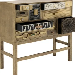 KARE Design Commode haute Chalet doré 13 tiroirs><noscript><img width=