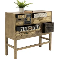KARE Design Commode haute Chalet doré 13 tiroirs><noscript><img width=