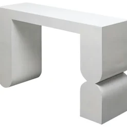KARE Design Console Curve blanc 120x76cm><noscript><img width=