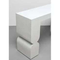 KARE Design Console Curve blanc 120x76cm><noscript><img width=