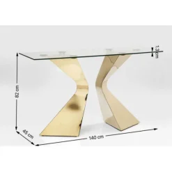 KARE Design Console Gloria chromé><noscript><img width=