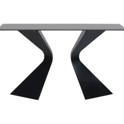 KARE Design Console Gloria noit céramique 140x81cm> Meubles