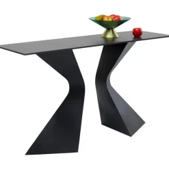 KARE Design Console Gloria noit céramique 140x81cm><noscript><img width=