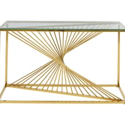 KARE Design Console Laser doré 120x40> Meubles