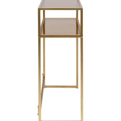 KARE Design Console Loft doré 85x80cm><noscript><img width=