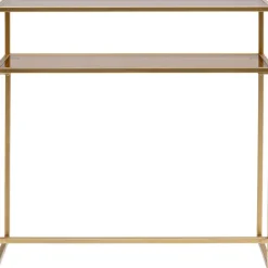 KARE Design Console Loft doré 85x80cm><noscript><img width=