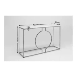 KARE Design Console Miami Loft Black 120x75cm><noscript><img width=