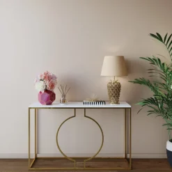 KARE Design Console Miami Loft doré 120cm><noscript><img width=